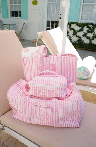 Quilted Block-Print - Stripe Collection