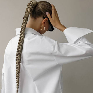 Oversized White Button Down Shirt