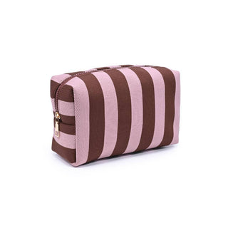 Essential Stripe Cosmetic & Travel Organizer Pouch