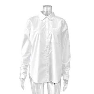 Oversized White Button Down Shirt