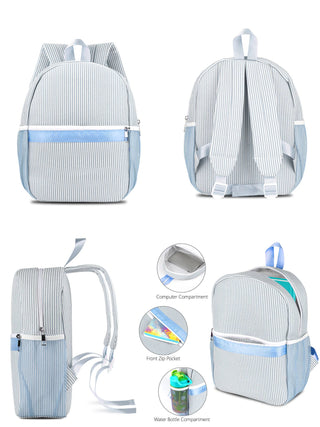 Seersucker Backpack for toddler