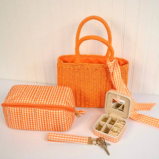 Gingham Pouch
