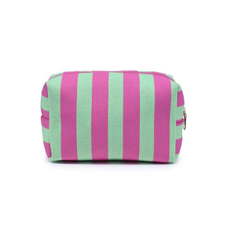 Essential Stripe Cosmetic & Travel Organizer Pouch