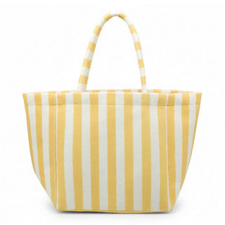 Striped Terry Tote Bag