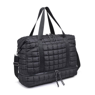 Globetrotter Quilted Nylon Puffer Travel Weekender