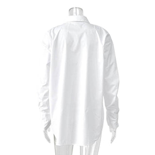 Oversized White Button Down Shirt