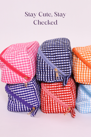 Gingham Pouch