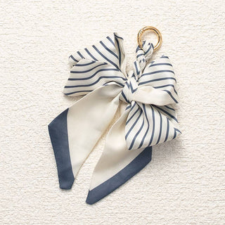 Bow Scarf Keychain, available with custom embroidery | Wayzata Embroidery