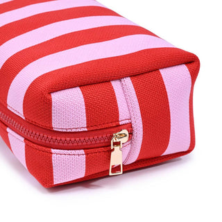 Essential Stripe Cosmetic & Travel Organizer Pouch