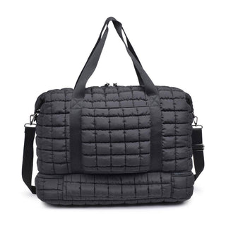 Globetrotter Quilted Nylon Puffer Travel Weekender