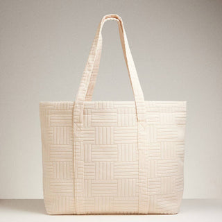 Grid Pattern Everyday Tote Bag