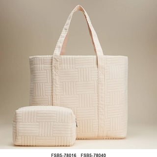 Grid Pattern Everyday Tote Bag