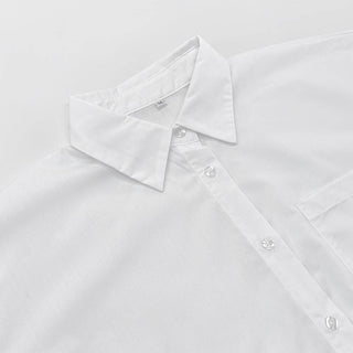 Oversized White Button Down Shirt