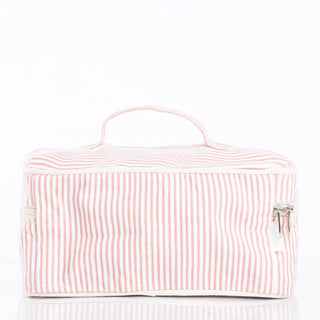 Stripes Train Case Pouch