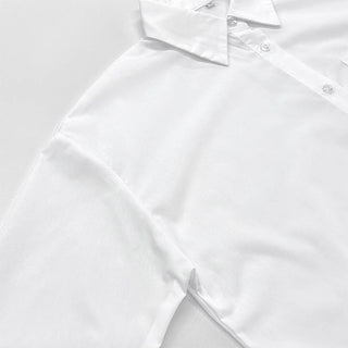 Oversized White Button Down Shirt