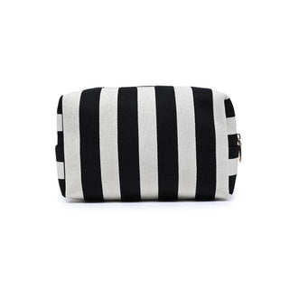 Essential Stripe Cosmetic & Travel Organizer Pouch