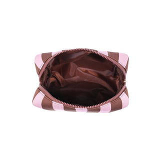 Essential Stripe Cosmetic & Travel Organizer Pouch