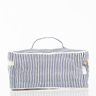 Stripes Train Case Pouch