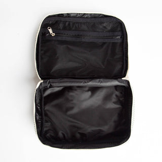 Stripes Train Case Pouch
