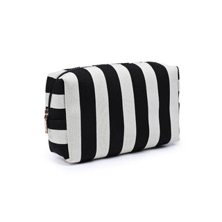 Essential Stripe Cosmetic & Travel Organizer Pouch