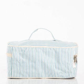Stripes Train Case Pouch