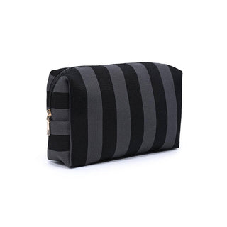 Essential Stripe Cosmetic & Travel Organizer Pouch